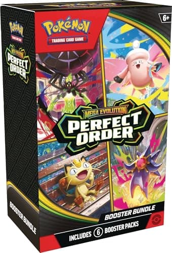 Pokémon TCG: Mega Evolution - Perfect Order Booster Bundle (6 Packs)