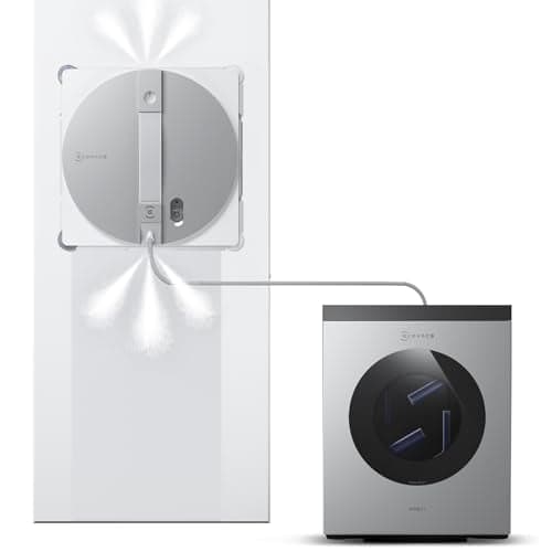 ECOVACS WINBOT W3 Omni Robot Window Cleaner with Self-Cleaning Station