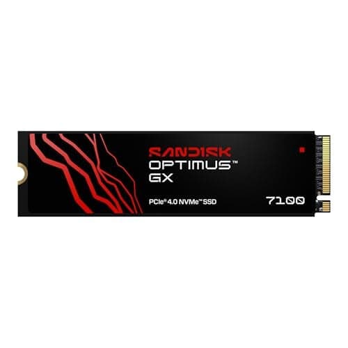 Sandisk 2TB Optimus GX 7100 NVMe SSD - PCIe Gen 4, 7250MB/s