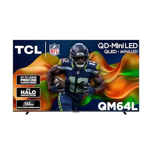 TCL 98QM64L 98-Inch Mini LED QLED 4K TV, 144Hz