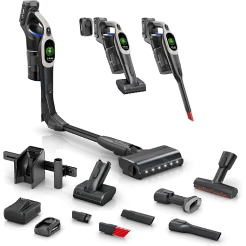 Bosch Unlimited 10 Cordless Stick Vacuum, 2 Batteries, Fast Charger