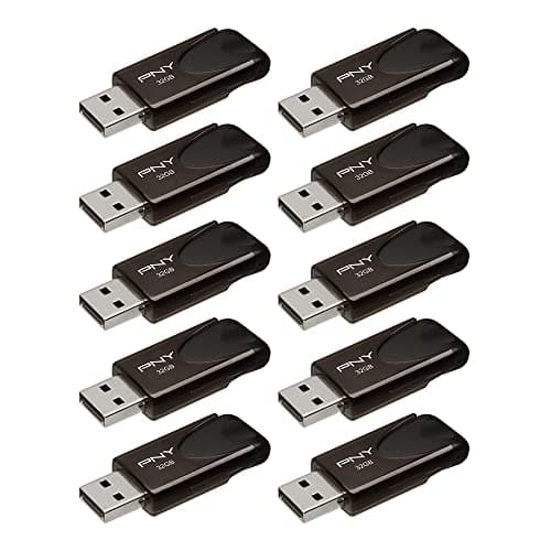 PNY 32GB Attaché 4 USB 2.0 Flash Drive 10-Pack