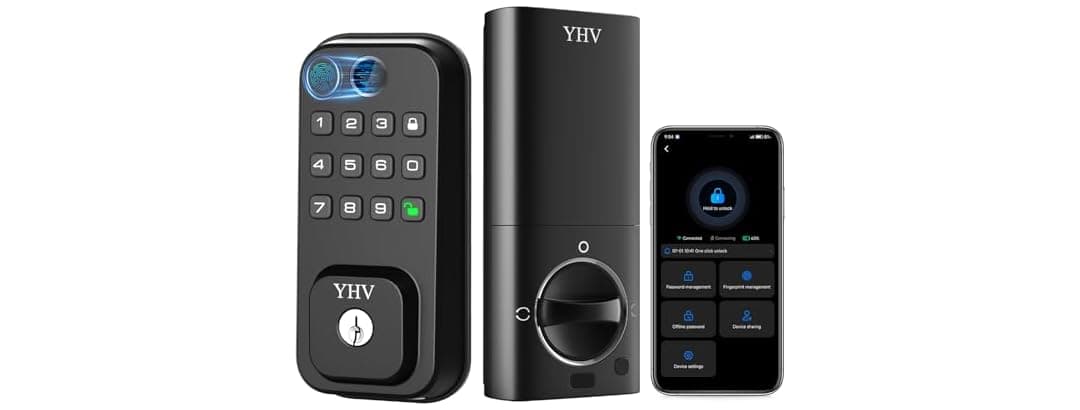 Smart Keyless Deadbolt Lock w/ WiFi