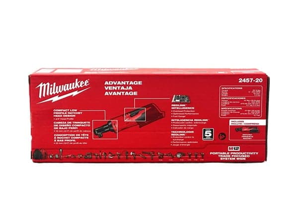 Milwaukee M12 3/8" Sub-Compact Ratchet - 35 ft-lbs, 250 RPM, Tool Only
