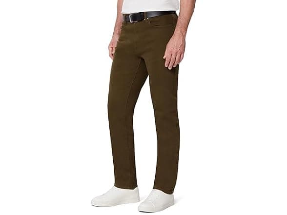 Amazon Essentials Men's Regular Fit Garment Dyed Five Pocket Pant - Stretch Denim