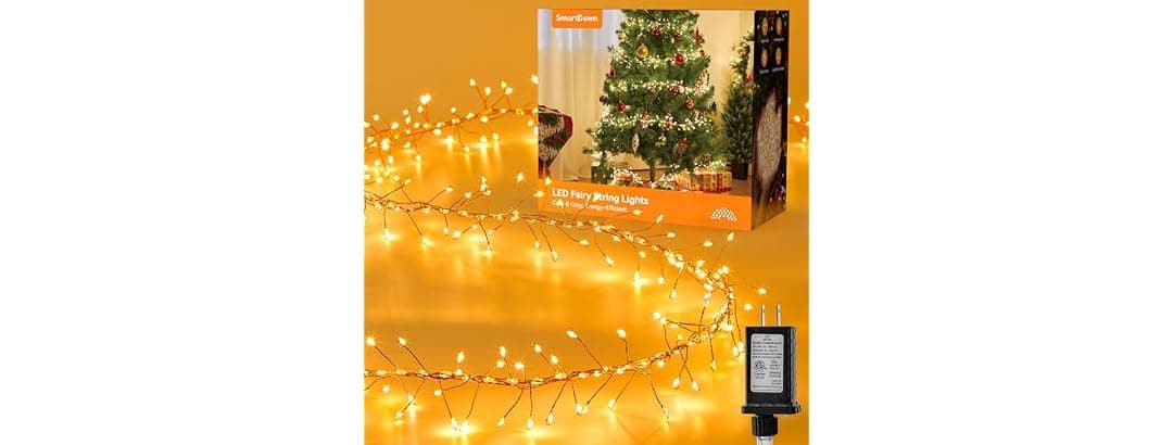 SmartDawn Fairy Lights Plug in 10FT - LED String Lights