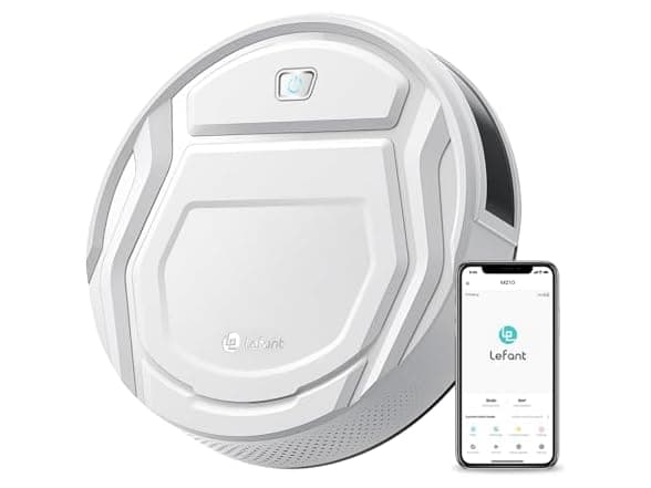 Lefant M210 Robot Vacuum - 50% Off, Pet Hair Friendly