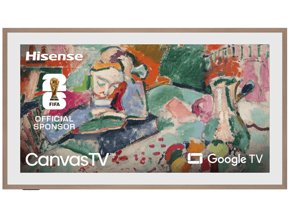 Hisense QLED 4K S7N CanvasTV with Art Mode and Anti-Glare Panel