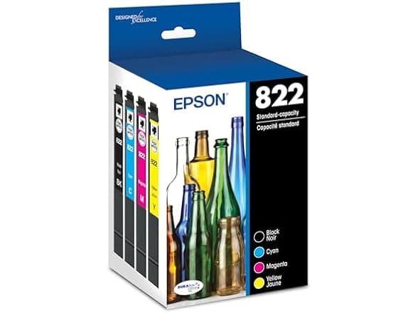 Epson 822 DURABrite Ultra Ink 8-Pack for Workforce Pro Printers