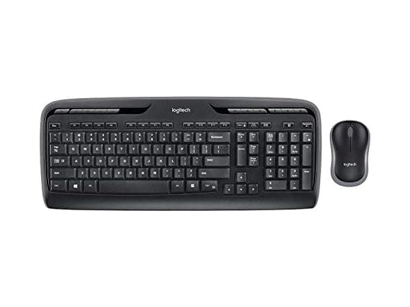 Logitech MK320 Wireless Keyboard and Mouse Combo - 2.4GHz, Long Battery
