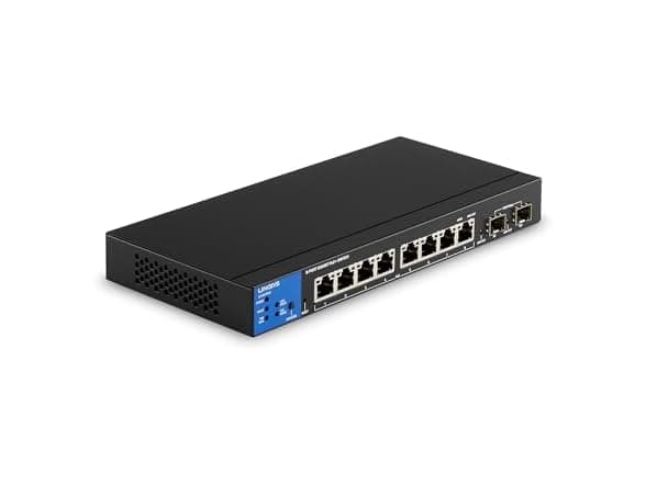 Linksys LGS310MPC 8-Port Gigabit PoE+ Managed Switch 110W SFP