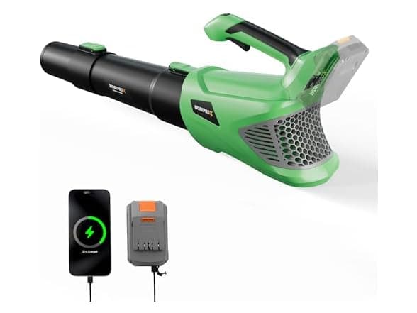 WORKPROX Cordless Leaf Blower 20V 500CFM 4.0Ah Battery Type-C