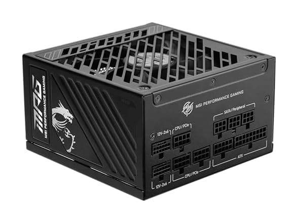 MSI MPG A1000GS PCIE5 II 1000W PSU - 80+ Gold, ATX 3.1