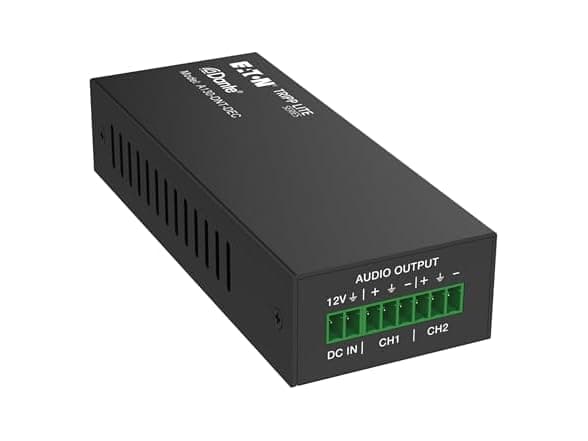 Eaton Tripp Lite Dante Audio Decoder - PoE, 24-bit 96kHz