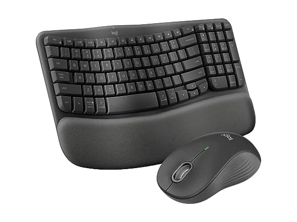 Logitech Wave Keys MK670 Ergonomic Keyboard & Mouse Combo