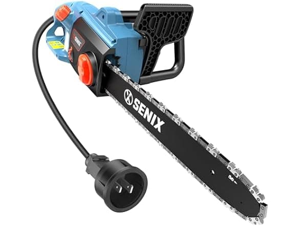 SENIX CSE15-M 18-Inch 15 Amp Corded Electric Chainsaw