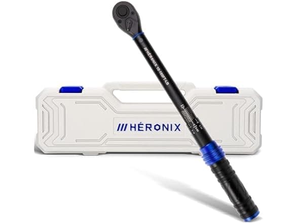HERONIX 1/2 Inch Drive Click Torque Wrench with ±3% Accuracy