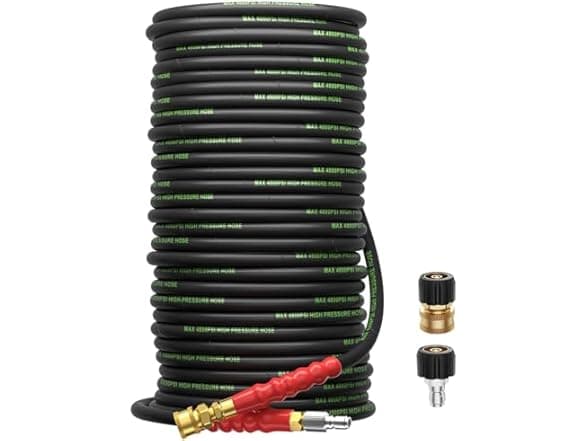 Pressure Washer Hose 4800 PSI 200 ft - Heavy Duty Commercial Grade