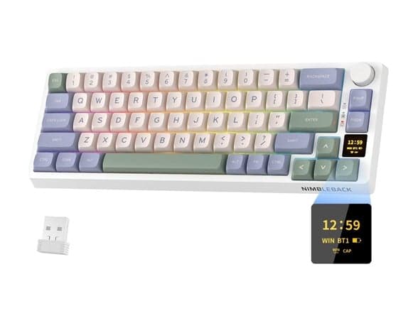 LTC Nimbleback NB682 PRO 65% Wireless Mechanical Keyboard with Screen & Knob