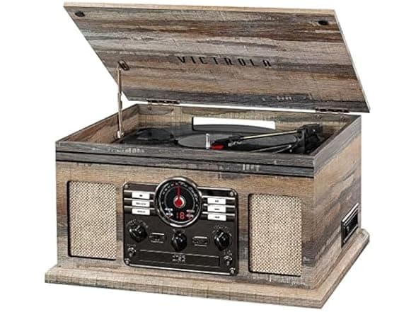 Victrola The Quincy 6-in-1 Bluetooth Record Player - 63% Off