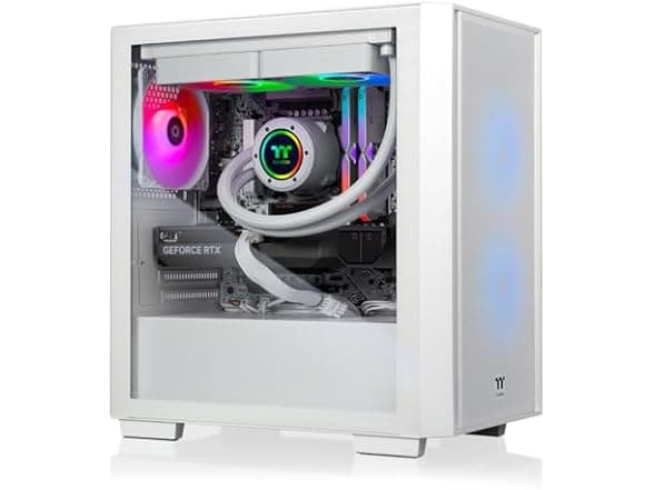 Thermaltake LCGS Versa u2660TS Gaming Desktop (Intel® Core™ Ultra 7 265KF, 32GB 6000MT/s DDR5 RGB Memory, NVIDIA GeForce® RTX 5060 Ti 8G, 2TB NVMe M.2, WiFi, Windows 11)