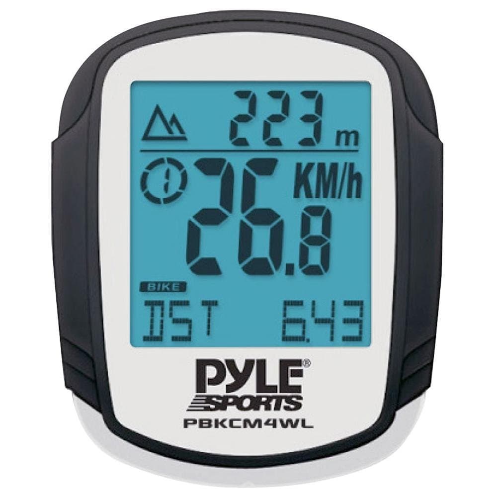 Pyle PBKCM4WL Wireless Cycle Computer with Speedometer and Odometer