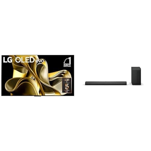 LG 77" OLED evo M3 4K Smart TV Bundle S70TY 3.1.1-Channel QNED Matching Soundbar