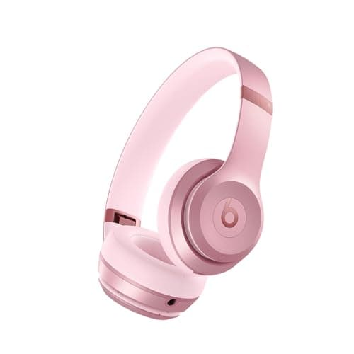 Beats Solo 4 Headphones with AppleCare+ in Metallic Pink