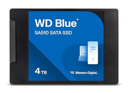 Western Digital WD Blue SA510 4TB SATA SSD - 560 MB/s Speed
