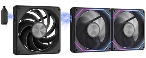 darkFlash G16 120mm Magnetic ARGB PC Case Fans 3-Pack with PWM