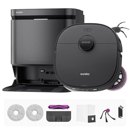 Eureka J15 Max Ultra Robot Vacuum Combo with Self-Cleaning Base