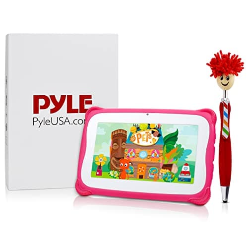 Pyle 7-Inch Android Kids Tablet with Stylus Pen and Kid-Proof Cover