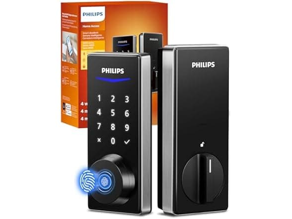 Philips DDL240X Wi-Fi Smart Door Lock with Fingerprint and App Control