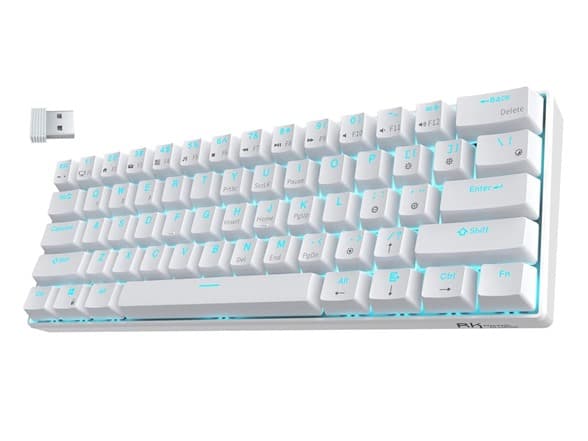 RK Royal Kludge RK61 60% Triple Mode Mechanical Keyboard - Hot Swappable