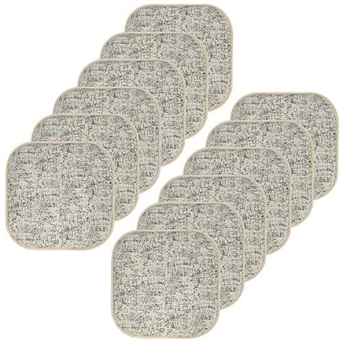 Sweet Home Collection 12-Pack Memory Foam Chair Cushions 16x16