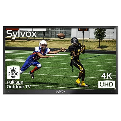 SYLVOX 55'' Full Sun Outdoor TV 4K 2000nits Waterproof Smart TV