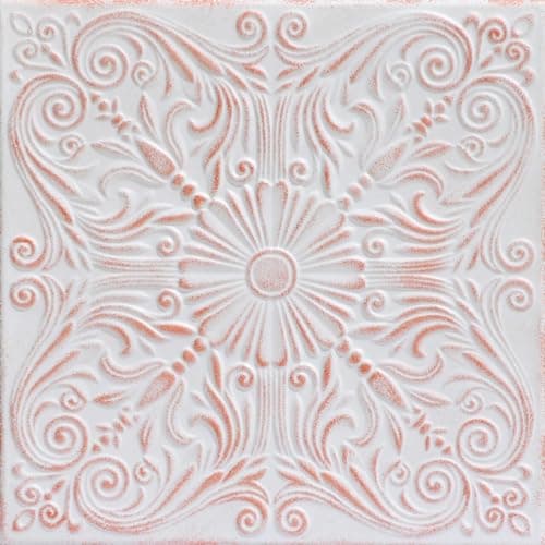 À LA MAISON CEILINGS R139 Spanish Silver Foam Glue-Up Ceiling Tile 128 Sq Ft