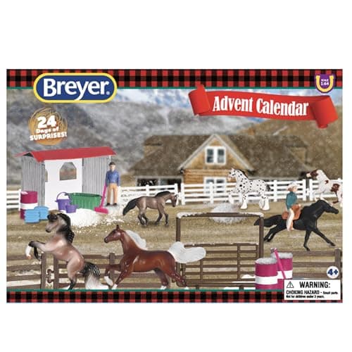 Breyer 2024 Holiday Advent Calendar Horse Play Set - 40 Treasures