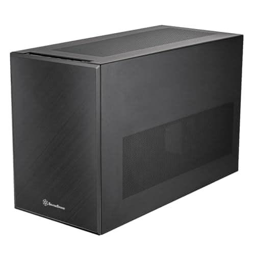 SilverStone SUGO 17 Black Small Form Factor PC Case, Supports Dual 360mm Radiators