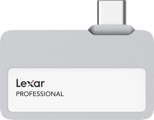 Lexar 2TB Professional Go Portable SSD - 1050MB/s, IP65, iPhone 15/16 Compatible