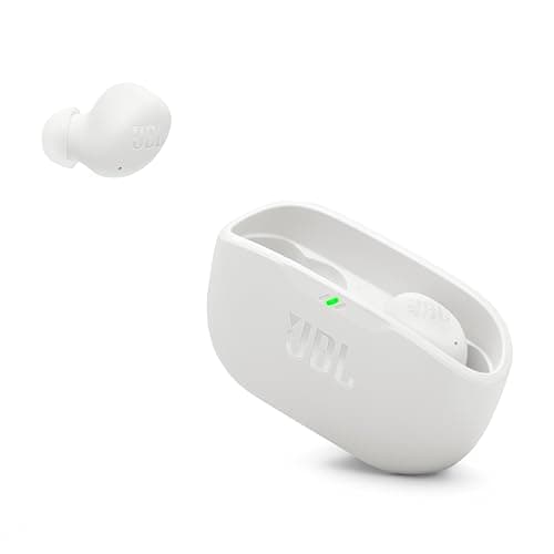 JBL Vibe Buds 2 True Wireless ANC Earbuds - Pure Bass, 40hr Battery, White
