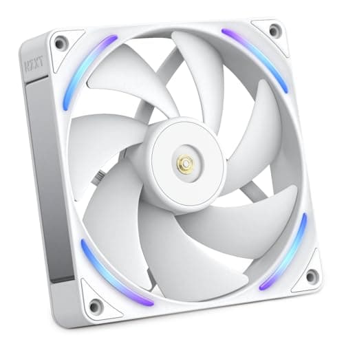 NZXT F140X Performance Fan 140mm PWM RGB White - LCP Frame & Blades