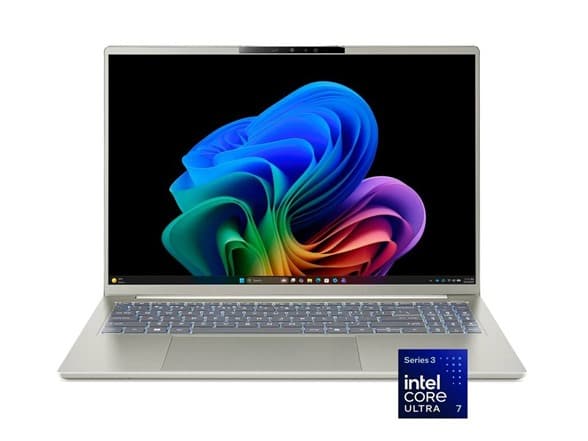 Acer Swift Go 16 AI Copilot+ PC - 16" 2K OLED Touch, Intel Core Ultra 7, 32GB RAM
