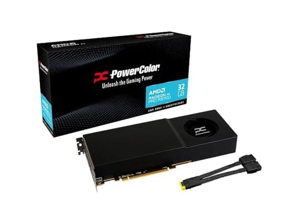 PowerColor AMD Radeon AI PRO R9700 32GB GDDR6 Professional GPU